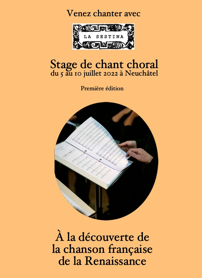Flyer stage choral 2022