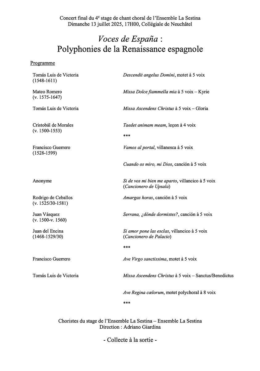 Programme public 2025